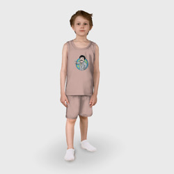 Детская пижама с шортами хлопок Борат Fallout Boy - фото 2
