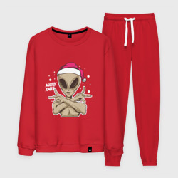 Мужской костюм хлопок Alien Santa