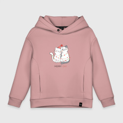 Детское худи Oversize хлопок Merry Cat