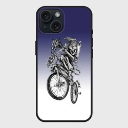 Чехол силиконовый для Apple iPhone 15 матовый BMX - extreme