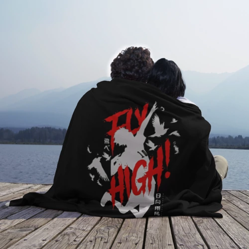 Плед 3D с принтом Haikyuu Haikyu Haikuu !, вид сбоку #3