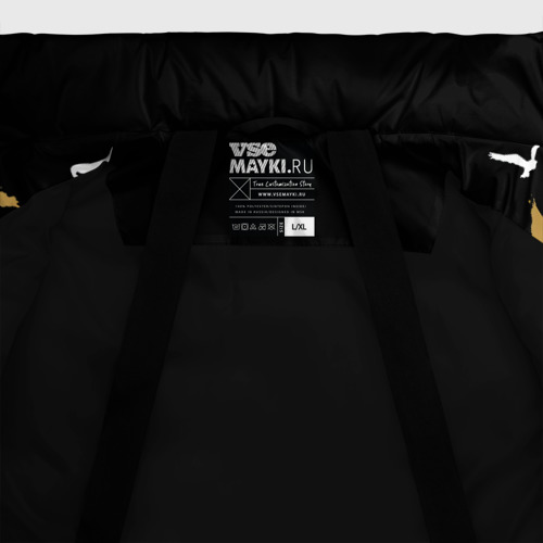 Мужская зимняя куртка 3D Haikyu Grab The Victory, цвет черный - фото 7