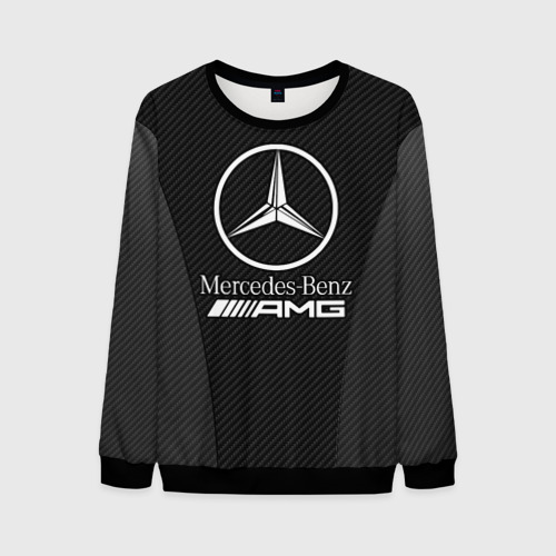 Мужской свитшот 3D Mercedes-Benz, цвет черный