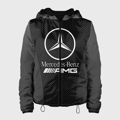 Женская куртка 3D Mercedes-Benz, цвет черный