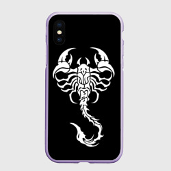 Чехол для iPhone XS Max матовый Скорпион