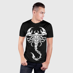Мужская футболка 3D Slim Скорпион - фото 2