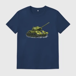 Мужская футболка хлопок Танк П-81