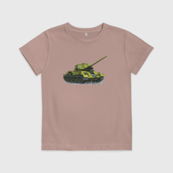 Детская футболка хлопок Танк П-81