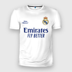 Мужская футболка 3D Slim Real Madrid, домашняя 20-21