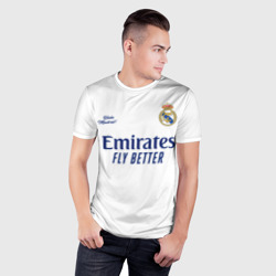 Мужская футболка 3D Slim Real Madrid, домашняя 20-21 - фото 2