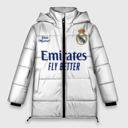 Женская зимняя куртка Oversize Real Madrid, домашняя 20-21