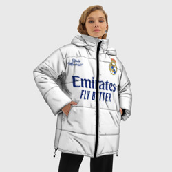 Женская зимняя куртка Oversize Real Madrid, домашняя 20-21 - фото 2