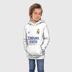 Детская толстовка 3D Real Madrid, домашняя 20-21 - фото 2