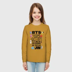 Детский лонгслив хлопок BTS BT21 - фото 2