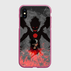Чехол для iPhone XS Max матовый Демон Либе