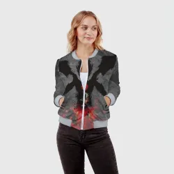 Женский бомбер 3D Демон Либе - фото 2