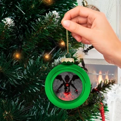 Ёлочный шар стеклянный/пластиковый Демон Либе - фото 2