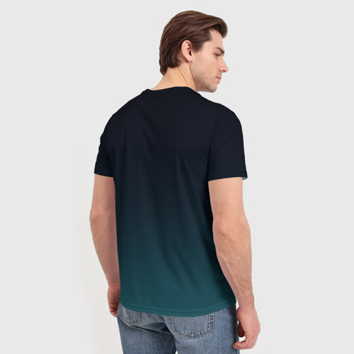 Мужская футболка 3D GRADIENT, цвет 3D печать - фото 4
