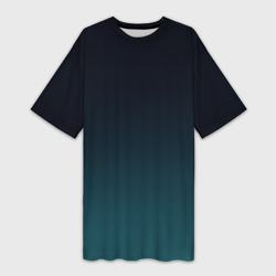 GRADIENT – Платье-футболка 3D с принтом купить