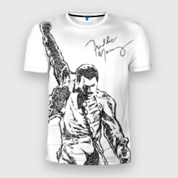 Мужская футболка 3D Slim Freddie Mercury