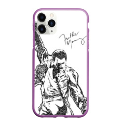 Чехол для iPhone 11 Pro Max матовый Freddie Mercury