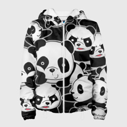 Женская куртка 3D Смешные панды