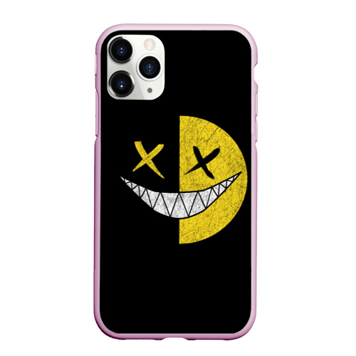 Чехол для iPhone 11 Pro Max матовый Smile, цвет розовый