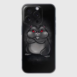 Чехол для iPhone 16 Pro Max силиконовый с защитой камеры Hamster