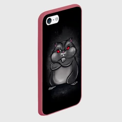 Чехол для iPhone 5/5S матовый Hamster - фото 2