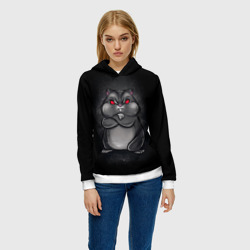 Женская толстовка 3D Hamster - фото 2
