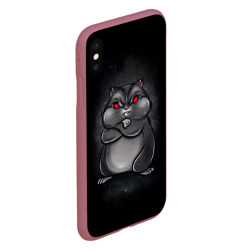 Чехол для iPhone XS Max матовый Hamster - фото 2