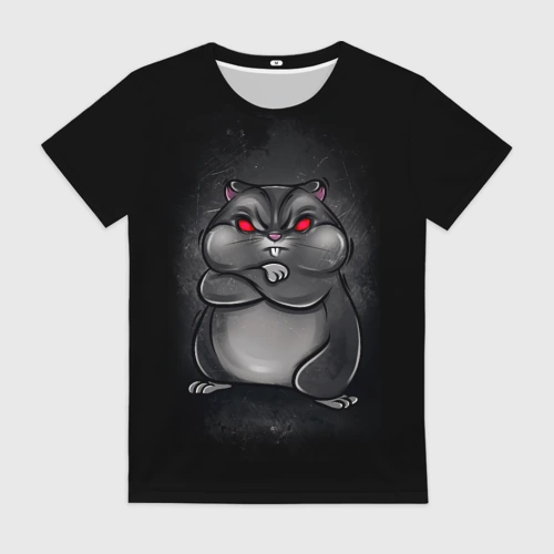 Женская футболка 3D Hamster