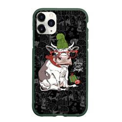 Чехол для iPhone 11 Pro матовый Be Merry and Bright