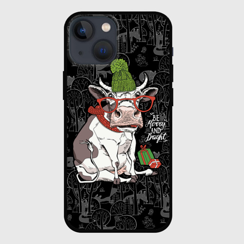 Чехол для iPhone 13 mini Be Merry and Bright