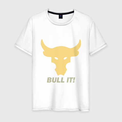 Мужская футболка хлопок Bull It, цвет белый