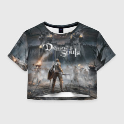 Женская футболка Crop-top 3D Demon's Souls