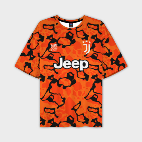 Мужская футболка oversize 3D Juventus резервная 20-21, цвет 3D печать