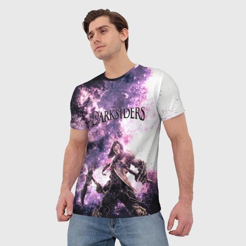 Мужская футболка 3D Darksiders 2, цвет 3D печать - фото 3