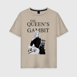 Женская футболка хлопок Oversize The Queen's Gambit