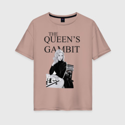 Женская футболка хлопок Oversize The Queen's Gambit