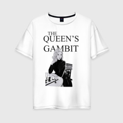 Женская футболка хлопок Oversize The Queen's Gambit