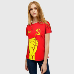Женская футболка 3D СССР - фото 2