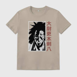 Мужская футболка хлопок Кенпачи Зараки