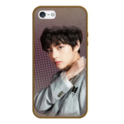 Чехол для iPhone 5/5S матовый BTS. Ким Тэ Хён