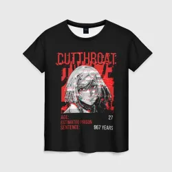 Женская футболка 3D+ Cutthroat Akudama