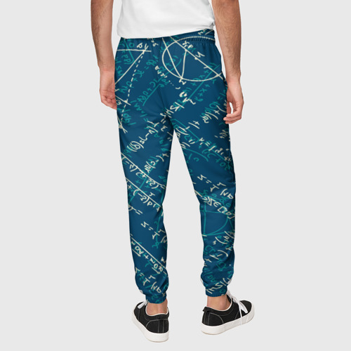 Мужские брюки 3D Математика, цвет 3D печать - фото 5