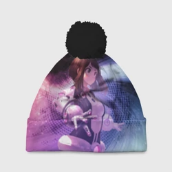 Шапка 3D c помпоном Урарака, Очако