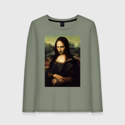 Женский лонгслив хлопок Marilyn Manson Mona Lisa