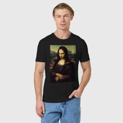 Мужская футболка хлопок Marilyn Manson Mona Lisa - фото 2
