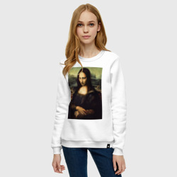 Женский свитшот хлопок Marilyn Manson Mona Lisa - фото 2